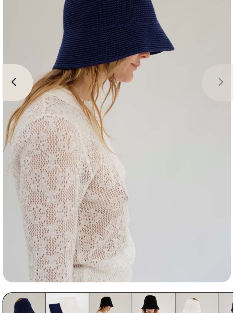 Beklina • Customised Crochet Open Top Bucket Hat